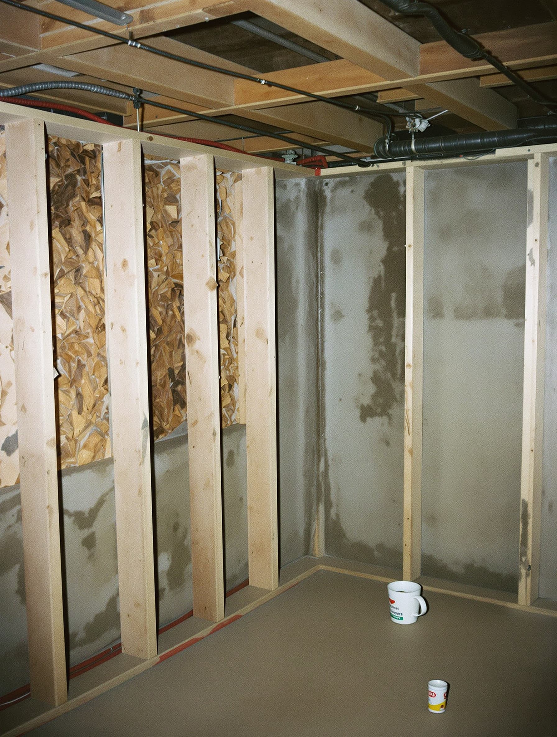 Levittown Cape — Attic Blown-In - before