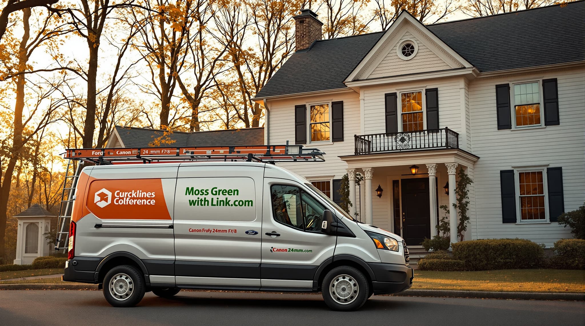 Long Island Insulation Co. branded work van